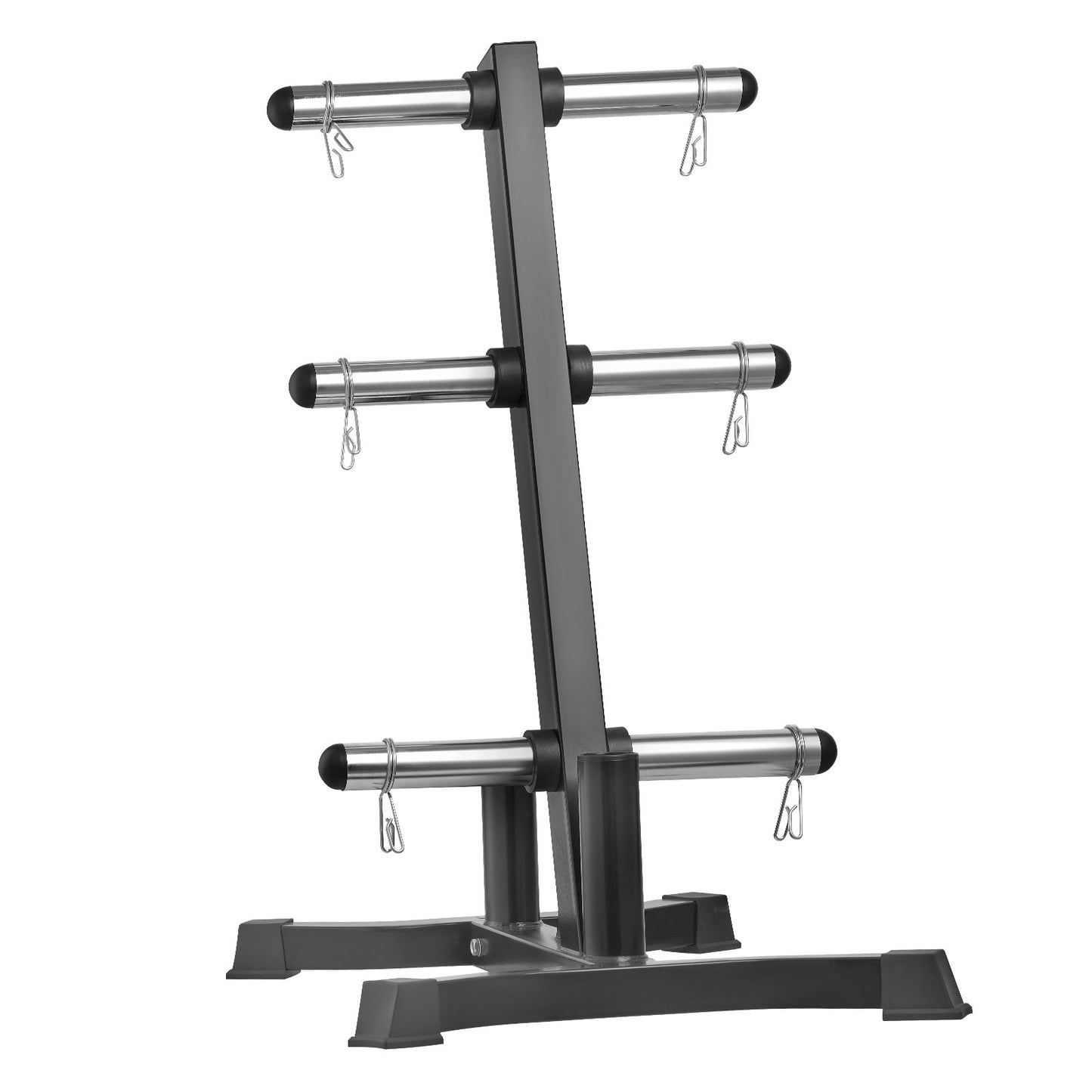 Weight Plate Rack, L Frame Weight Plate Tree For 2-Inch Weight Plates, Standard Weight Plate Tree, One Thousand Lbs Load Capacity Weight Storage Holder, Home Gym Barbell Rack Storage Stand, Black